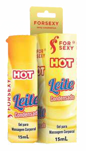 Foto comercial original — GEL HOT SABOR LEITE CONDENSADO 15ML