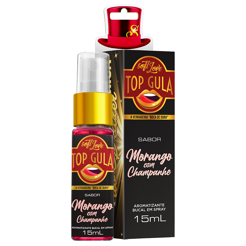 Jatos Top Gula Morango Com Champ 15ML