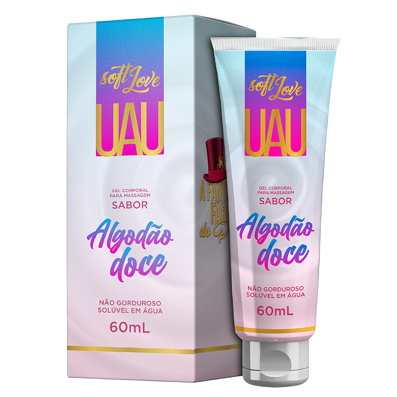 Lubrificante UAU Algodão Doce 60ML