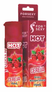 Foto comercial original — GEL HOT SABOR CEREJA 15ML