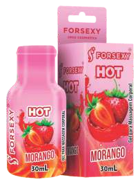 Foto comercial original — GEL HOT SABOR MORANGO 30ML