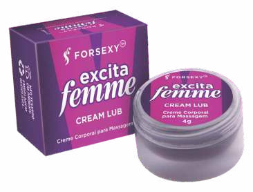 Foto comercial original — CREAM LUB EXCITA FEMME 4G