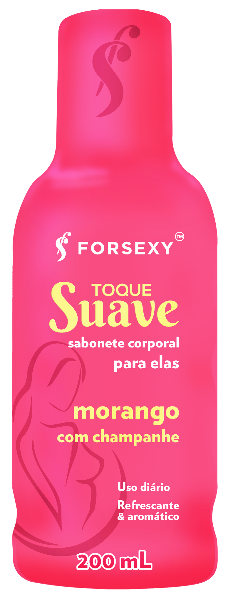 TOQUE SUAVE MORANGO C/ CHAMP 200ML