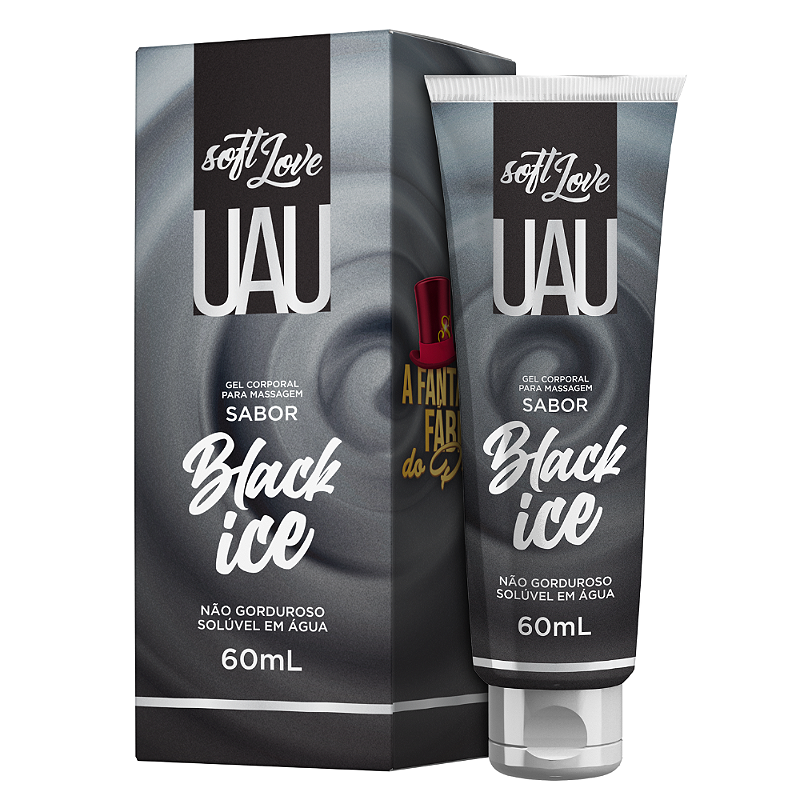 Lubrificante UAU Black Ice 60ML