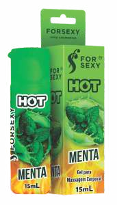Foto comercial original — GEL HOT SABOR MENTA 15ML