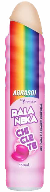 Foto comercial original — RALA E ROLA ÓLEO MASSAGEM INTERATIVO ARRASO RALA NEKA CHICLETE 150ML